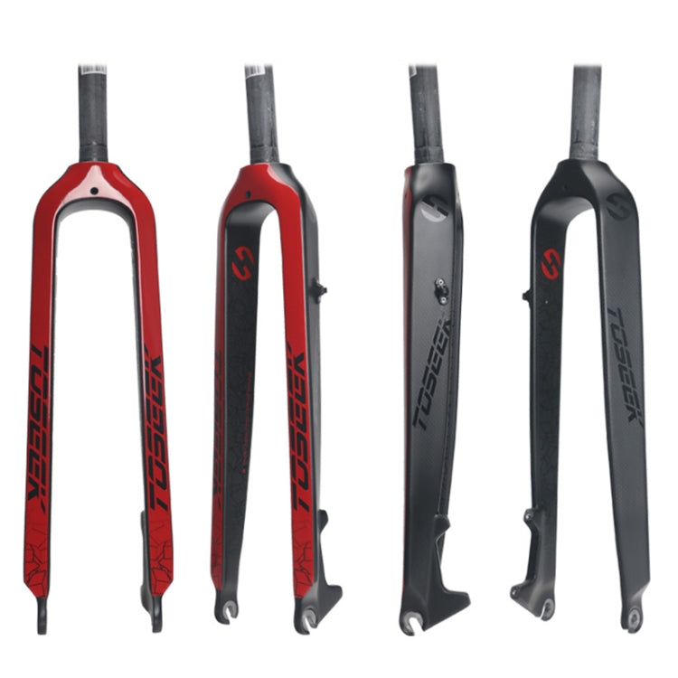 TOSEEK Ultra Light 26 Inch 385mm Mountain Bike Full Carbon Front Fork Straight Tube Disc Brake