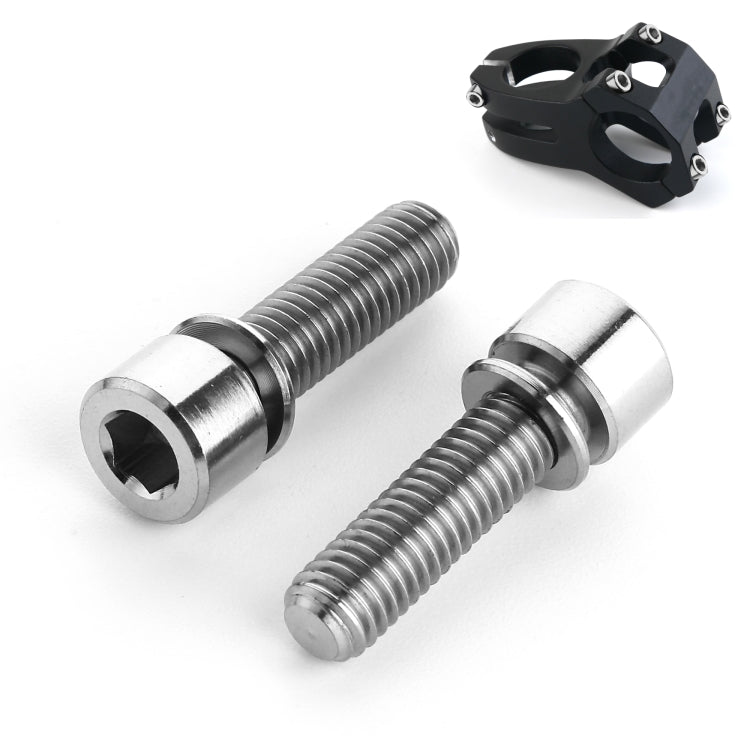 6 PCS Bicycle Accessories Titanium Bottle Cage Screw M5 18mm