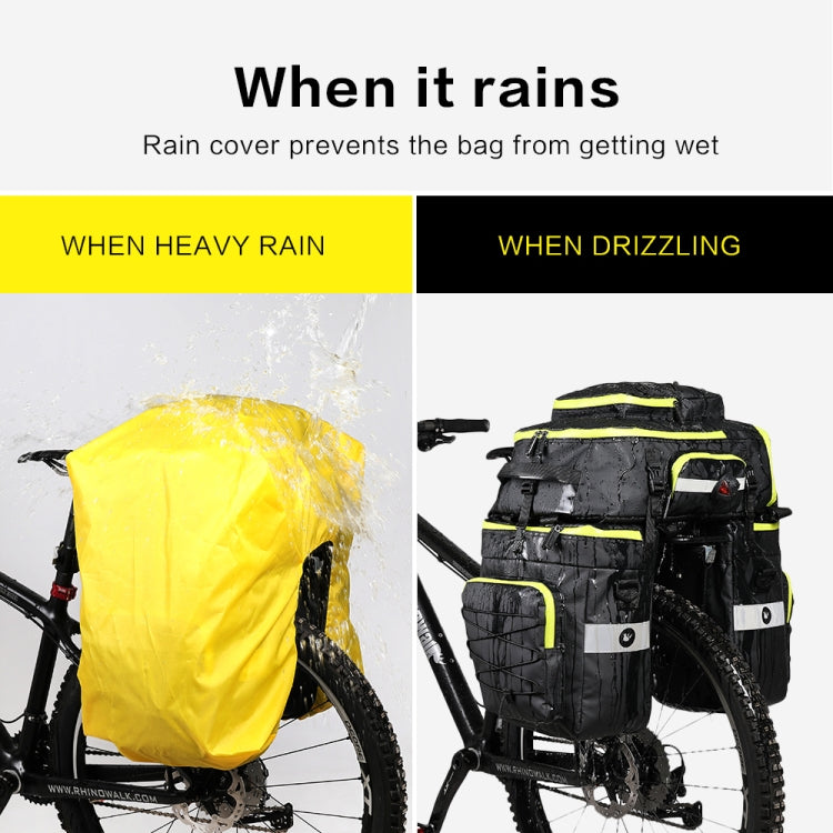 Rhinowalk Three-in-one Multifunctional Bicycle Rear Shelf Pannier Waterproof Long-distance Equipment