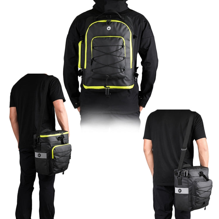 Rhinowalk Three-in-one Multifunctional Bicycle Rear Shelf Pannier Waterproof Long-distance Equipment