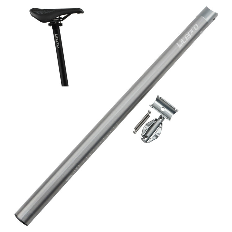 Litepro 412 Folding Bicycle Seatpost 33.9mm LP Plum Blossom Seat Tube