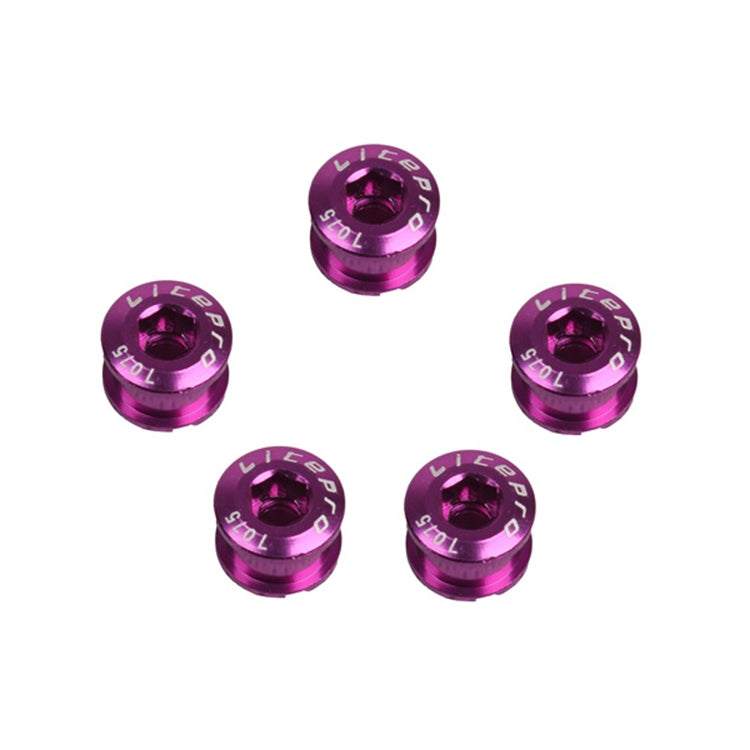5 PCS Litepro Mountain Bike Bicycle Plate Nail Sprocket Plate Screw Folding Bike Modified Single Plate Nail