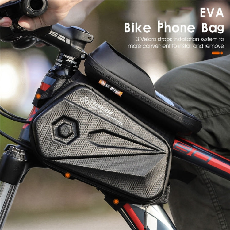 WEST BIKING YP0707256 Hard Shell Mountain Bike Bicycle Front Beam Package Riding Equipment