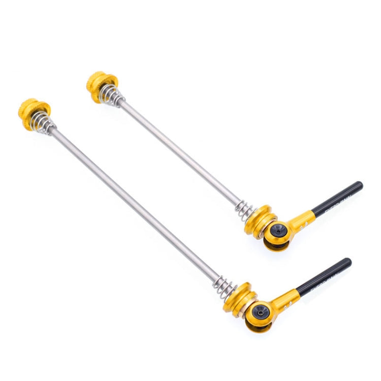 EVERDAWN Mountain Highway Bike Titanium Alloy Axis Quick Removal Rod Front And Rear Rollers Open Flower Drum Fixed Axis Trolley