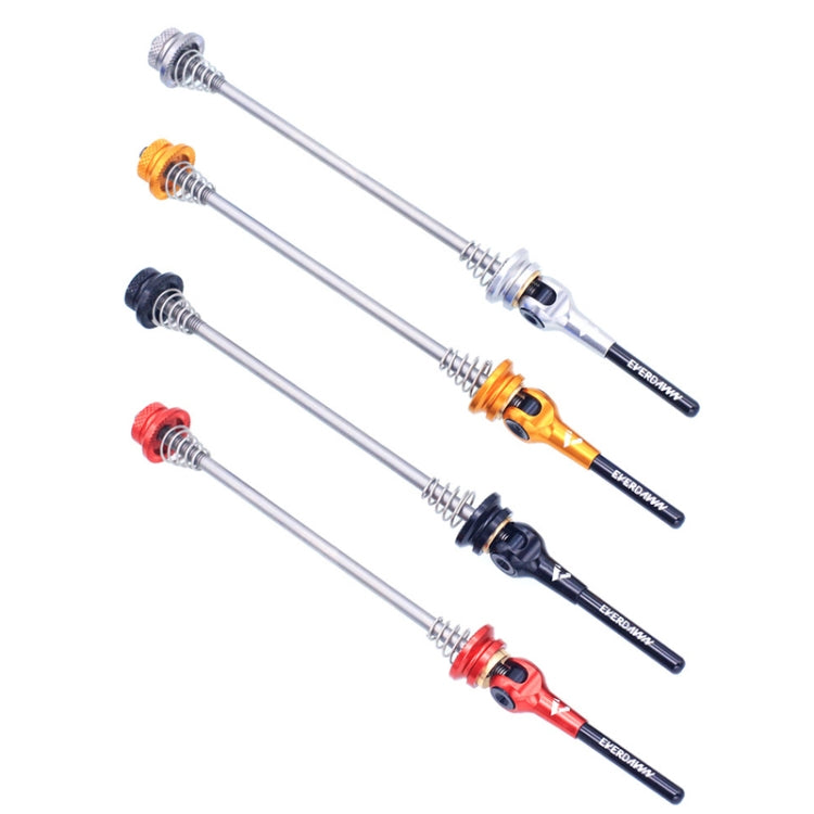 EVERDAWN Mountain Highway Bike Titanium Alloy Axis Quick Removal Rod Front And Rear Rollers Open Flower Drum Fixed Axis Trolley