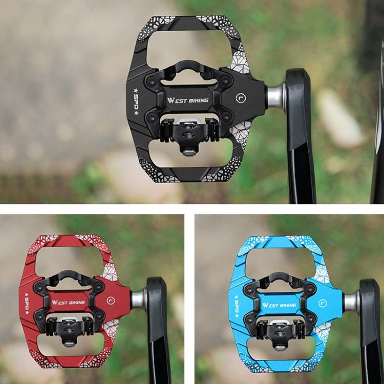 A Pair WEST BIKING YP0802086 Mountain Bike Aluminum Bearing Pedals