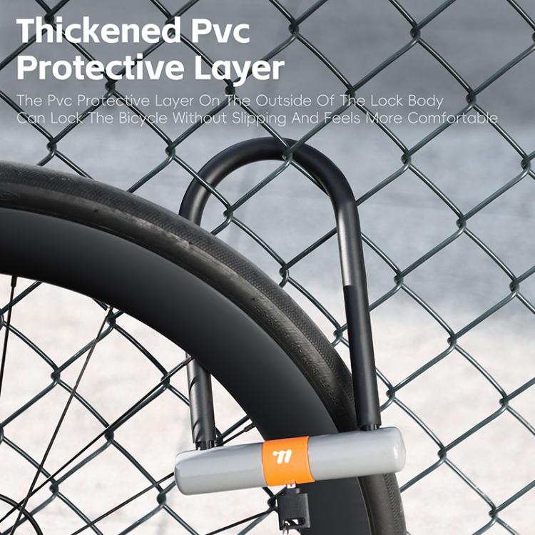 WEST BIKING Dviračio / Motociklo Anti-theft Dvigubo Atidarymo U Formos Užraktas
