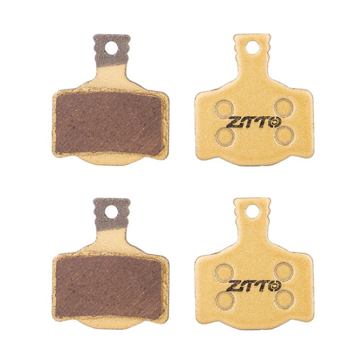 2pairs ZTTO Mountain Bike Full Metal Copper Base Lining Oil Disc Block Brake Pad