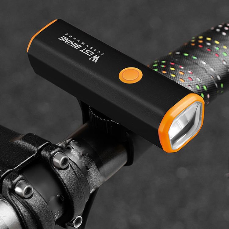 WEST BIKING YP0701489 Bicycle High Brightness Front Light Mountain Bike Riding Flashlight