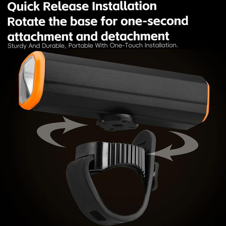 WEST BIKING YP0701489 Bicycle High Brightness Front Light Mountain Bike Riding Flashlight