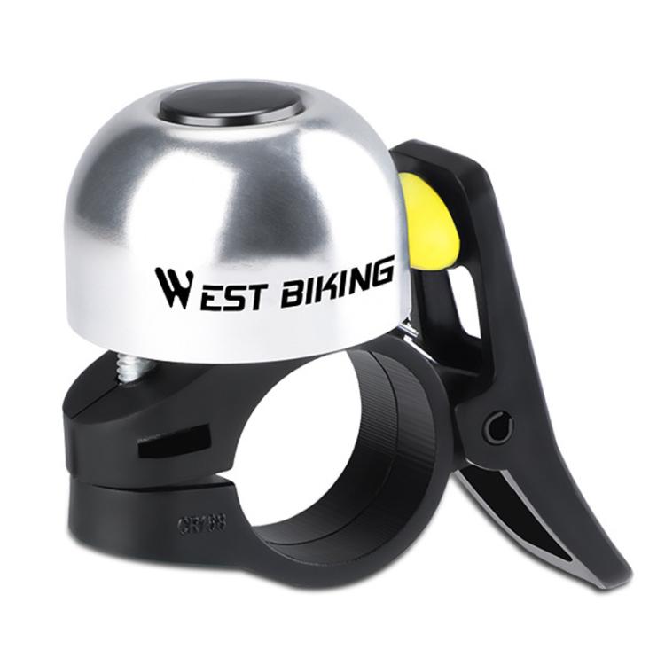 WEST BIKING YP0706059 Loud Bicycle Bell Thumb Bell For Folding Bikes Mountain Bikes Cycling Bell Gear
