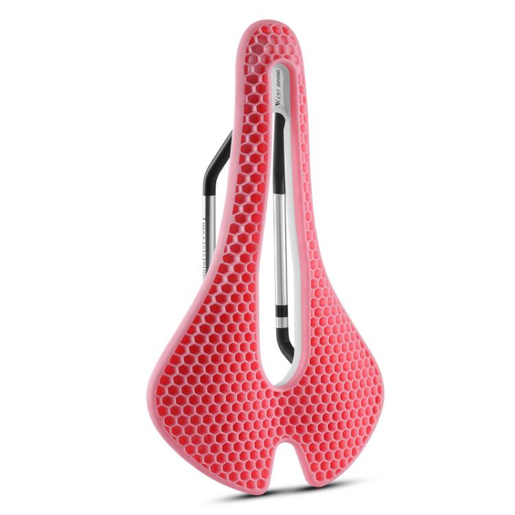 WEST BIKING YP0801258 Bicycle Honeycomb Shock Absorbing Ventilated Comfort Saddle For Road Bike Riding Equipment