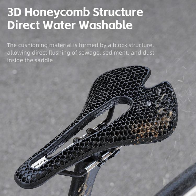 WEST BIKING YP0801258 Bicycle Honeycomb Shock Absorbing Ventilated Comfort Saddle For Road Bike Riding Equipment