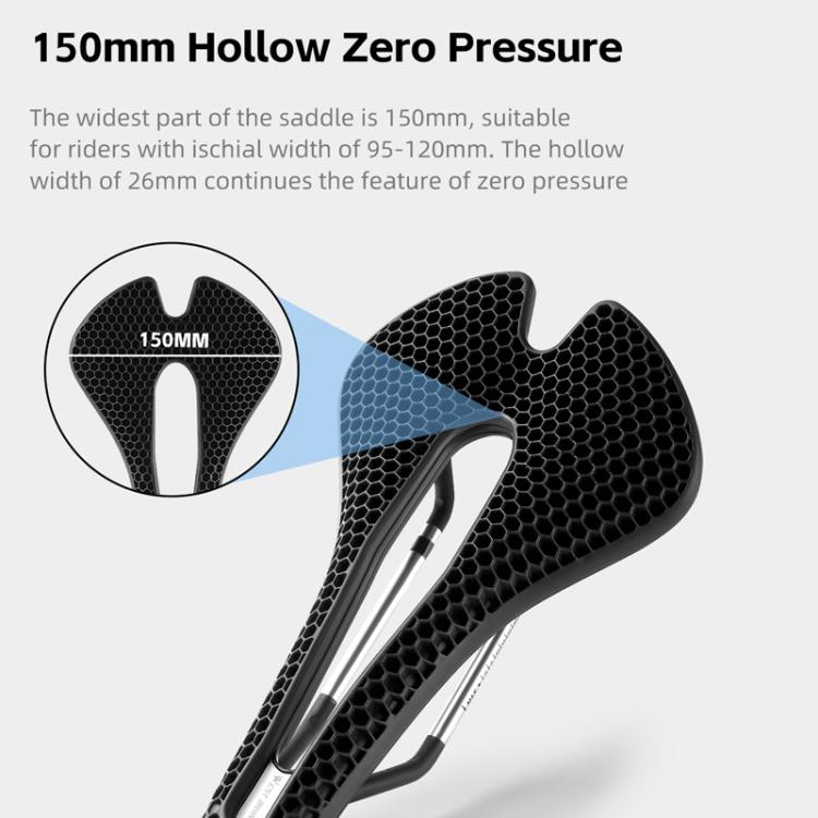 WEST BIKING YP0801258 Bicycle Honeycomb Shock Absorbing Ventilated Comfort Saddle For Road Bike Riding Equipment