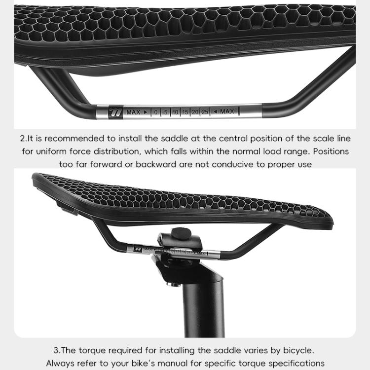 WEST BIKING YP0801258 Bicycle Honeycomb Shock Absorbing Ventilated Comfort Saddle For Road Bike Riding Equipment