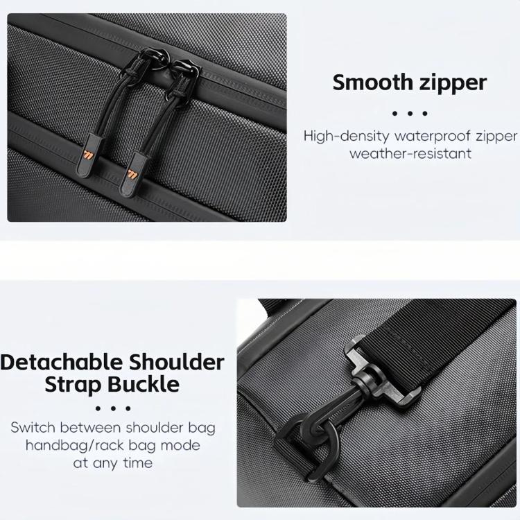 WEST BIKING YP0707413 Bicycle Multifunctional Storage Pannier Outdoor Travel Mountain Bik Rear Seat Tail Bag