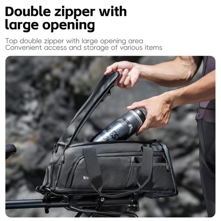 WEST BIKING YP0707413 Bicycle Multifunctional Storage Pannier Outdoor Travel Mountain Bik Rear Seat Tail Bag