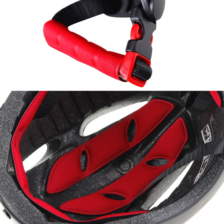 BASE CAMP dviratininkų šalmas su magnetiniais akiniais (56–62 cm)