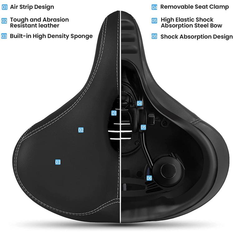 Mountain Bike Wide Seat Saddle
