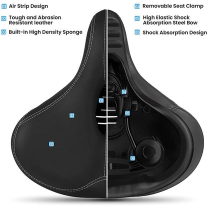 Mountain Bike Wide Seat Saddle