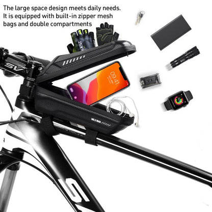 WILD MAN ES5 Basic Mountain Bicycle EVA Hard Shell Bag Bike Front Top Tube Bag