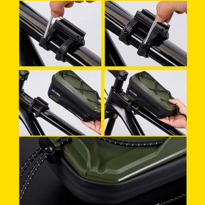 WILD MAN GX220X Mountain Bicycle EVA Hard Shell Bag Bike Front Quick Release Bracket