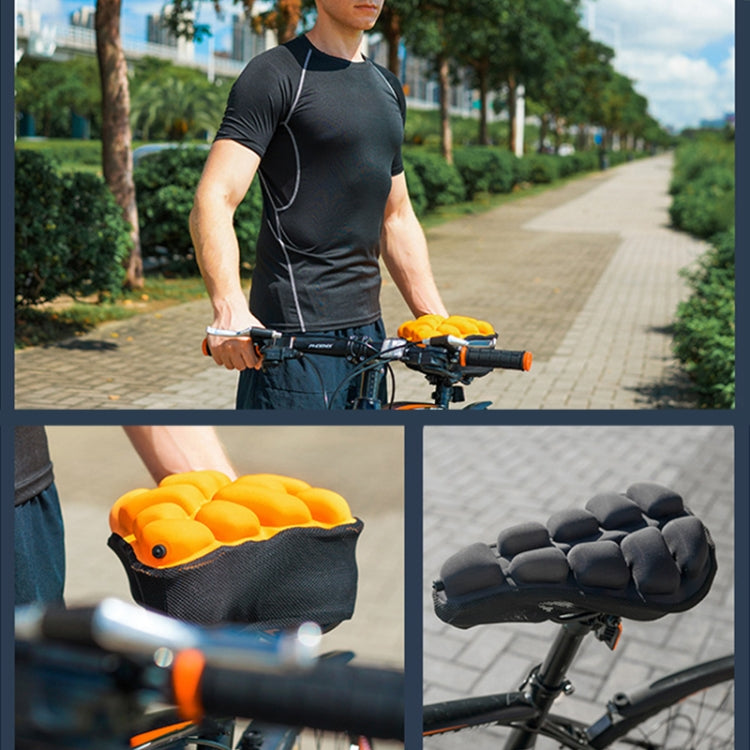 BC-203 1.0 M Size Bicycle Foldable Inflatable Airbag Cushion Seat Cover with Inflator