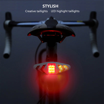 Bicycle Tail Light Intelligent Wireless Remote Control Turn Signal Warning Light