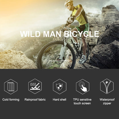 WILD MAN E1 Waterproof Front Bag MTB Mobile Phone Sets Bicycle Tube Bag Riding Accessories