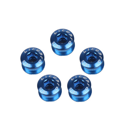 5 PCS Litepro Mountain Bike Bicycle Plate Nail Sprocket Plate Screw Folding Bike Modified Single Plate Nail