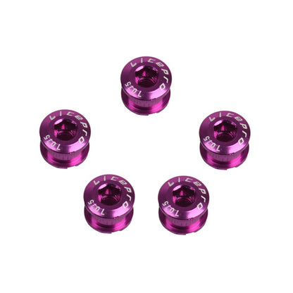 5 PCS Litepro Mountain Bike Bicycle Plate Nail Sprocket Plate Screw Folding Bike Modified Single Plate Nail