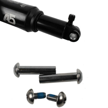 KindShock A5 Air Pressure Rear Shock Absorber Mountain Bike Shock Absorber Folding Bike Rear Liner, Size:125mm, Style:RR1 Dual Gas