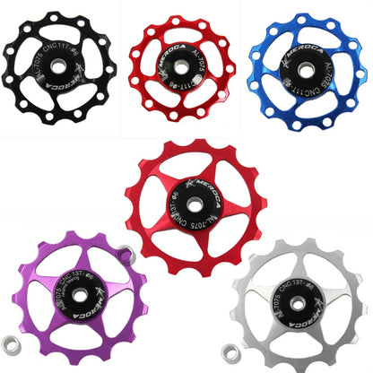 MEROCA Metal Bearings Mountain Bike Road Bike Rear Derailleur Guide Wheel 11T/13T Guide Wheel