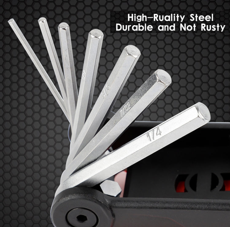 West Biking 16 In 1 Bicycle Repair Tool Multi-Function Wrench Hex Tool Riding Equipment