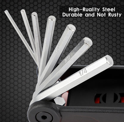 West Biking 16 In 1 Bicycle Repair Tool Multi-Function Wrench Hex Tool Riding Equipment