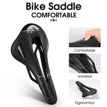WEST BIKING YP0801117 Bike Cushion Riding Comfort Road Car Mountain Bike Seat Cushion Accessories