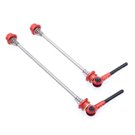 EVERDAWN Mountain Highway Bike Titanium Alloy Axis Quick Removal Rod Front And Rear Rollers Open Flower Drum Fixed Axis Trolley