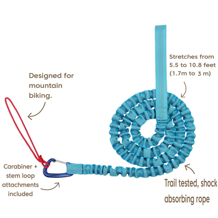 ZXCQYS-L Bicycle Tow Rope Mountain Bike Parent-Child Pull Rope Portable Tow Rope
