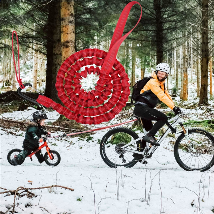 ZXCQYS-L Bicycle Tow Rope Mountain Bike Parent-Child Pull Rope Portable Tow Rope