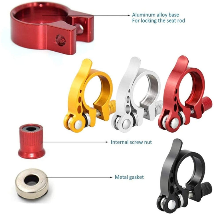 5 PCS Bicycle Accessories Quick Release Clip Road Bike Seatpost Clamp