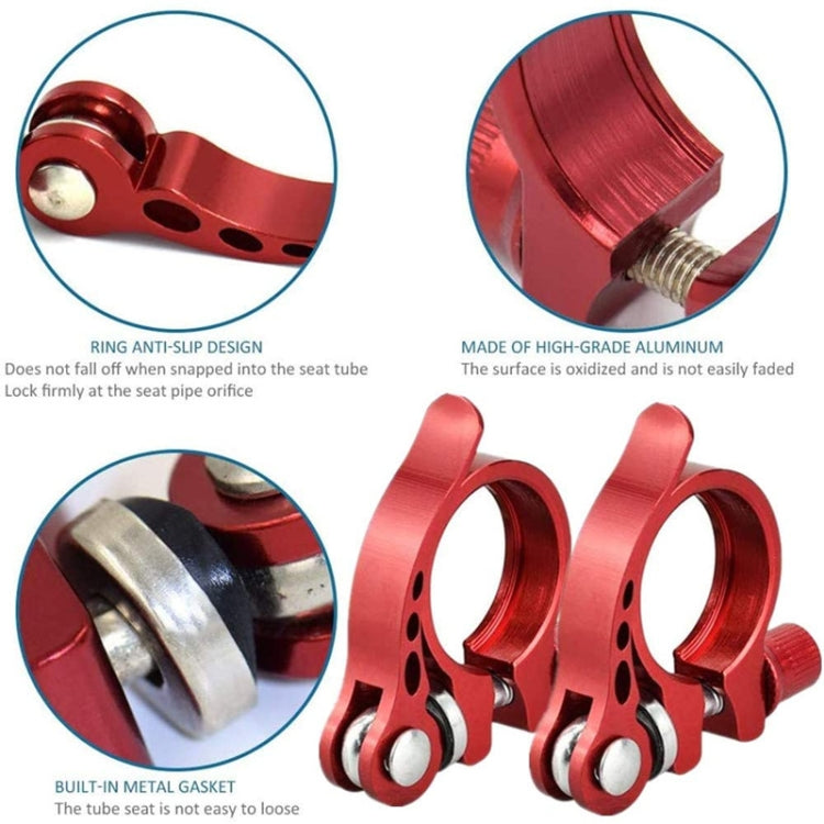 5 PCS Bicycle Accessories Quick Release Clip Road Bike Seatpost Clamp