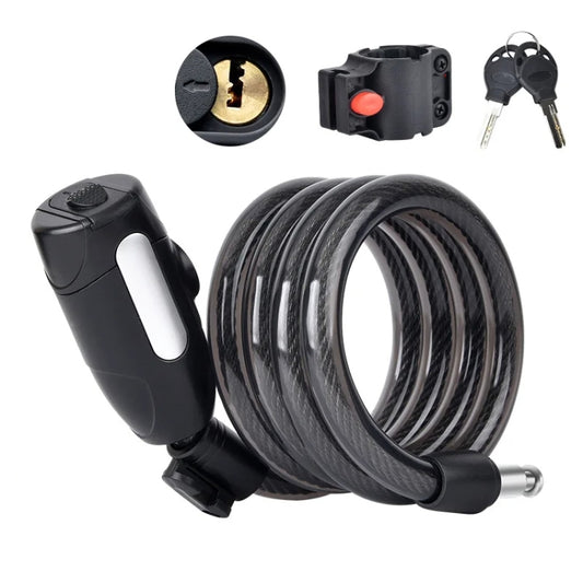 Fixed Portable Anti-theft Thickened Steel Wire Chain Bicycle Lock