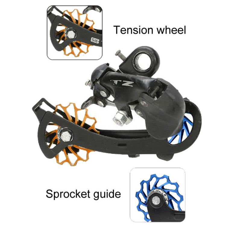 ENLEE Mountain Bicycle Rear Derailleur Guide Wheel Ceramic Bearing Tension Pulley