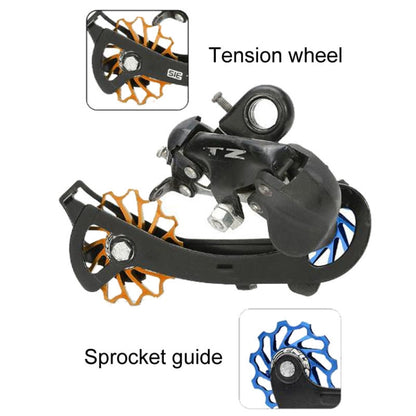 ENLEE Mountain Bicycle Rear Derailleur Guide Wheel Ceramic Bearing Tension Pulley