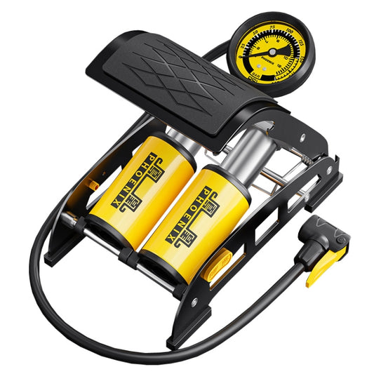 Phoenix 54B Home Portable Pedal Type Double Cylinder High Pressure Electrical Bike Bicycle Inflator