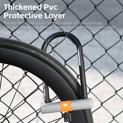 WEST BIKING Dviračio / Motociklo Anti-theft Dvigubo Atidarymo U Formos Užraktas