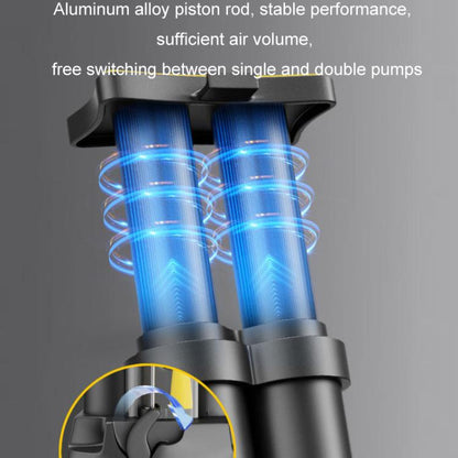 PHOENIX Mini Portable Pedal Bicycle High Pressure Air Pump