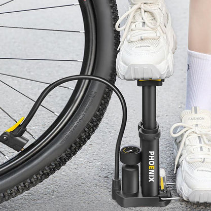 PHOENIX Mini Portable Pedal Bicycle High Pressure Air Pump