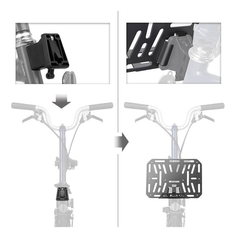 Rhinowalk SK800 – Brompton dviračio priekinio krepšelio tvirtinimo pagrindas