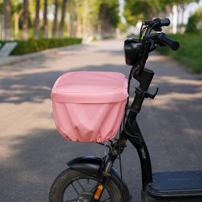 E-bike Basket Sunscreen Cover Hanging Bag Rainproof Cover Storage Bag